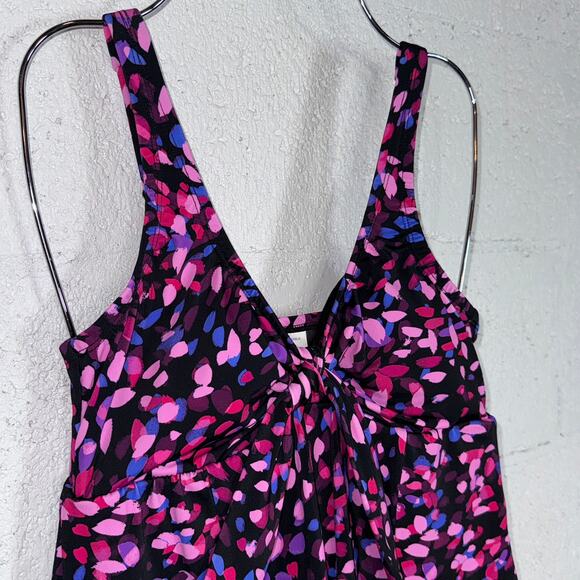 Swim Solutions Women's Abstract Printed One-Piece Swimsuit multi, 10 $112 - Picture 6 of 14